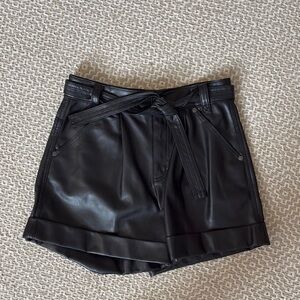 Blank NYC Black High Waist Shorts